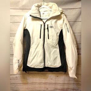 Helly Hansen Women's XL Winter Coat. White/Charcoal/Purple. Perfect Cond. NWOT